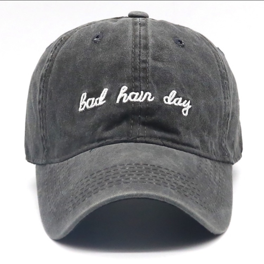 Denim Gray Bad Hair Day Hat